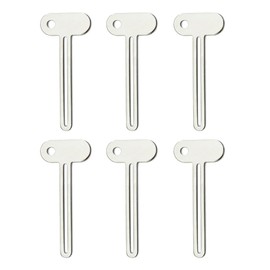 6Pcs Stainless Steel Toothpaste Squeezer, Tube Key Squeezers,Metal Tube Squeezer Key Toothpaste Roller Tube Wringer,Key Roller Dispenser Wringer Tools, for Paint, Cream, Cosmetic and Hair Dye (6)