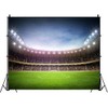 Soccer Field Backdrop, Football Pitch Stadium Theme Photography Background,Sports Backdrops