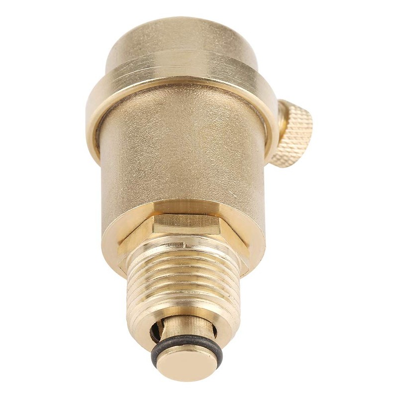 Brass Bleed Valve DN15 G1 / 2, Automatic Bleed Valve