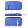 Daylight DL-1018 Men's Long Wallet, Round Zipper, Tricolor Zip, Popular