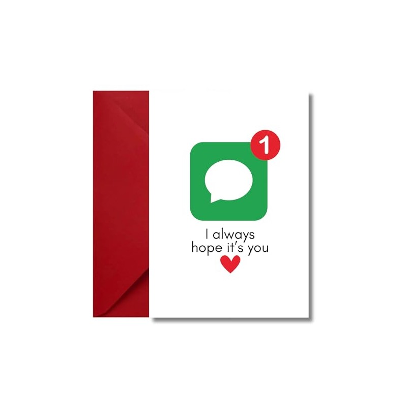 Valentine's Card For Him & Her Cute For The One