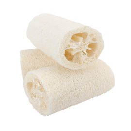PACKOVE 5Pcs Natural Loofah Bath Sponge Exfoliating Shower Scrubber for Body Care Gentle Cleansing Skin for Smooth Skin and Household Cleaning