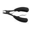 NOLITOY Black Double Spring Nail Scissors Metal Nail Cutter Nail