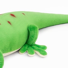 lilizzhoumax Horse Island Gecko Plush Toy 15.7 Inch Simulated Animal Kawaii Gecko Cuddly Toy Realistic Plush Reptile Toy for Wild Animals Gift for Children Stuffed Toy Birthday Gift Green