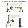 NOVAKA Trípode para Cámara de Aluminio, Eje Central Horizontal 90°
