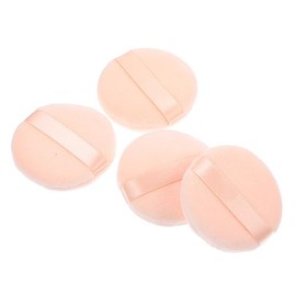 4 Piezas Esponjas Maquillaje Redondas Para Polvo Traslúcido Y Polvo Compacto Puff De Colchón De Aire Para Aplicar Base Uniforme En Casa Y Viaje Tamaño S 1.92X1.92X0.43In