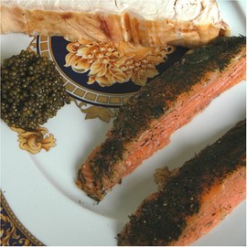 Scotch Reserve Scottish Gravelox Gravadlax 8 oz - Seasoned Smoked Salmon