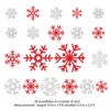 My Wonderful Walls - Red and White Snowflake Decal Sticker