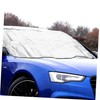 SUPVOX Universal Car Windshield Cover Frost Guard Sunshade Easy Installation