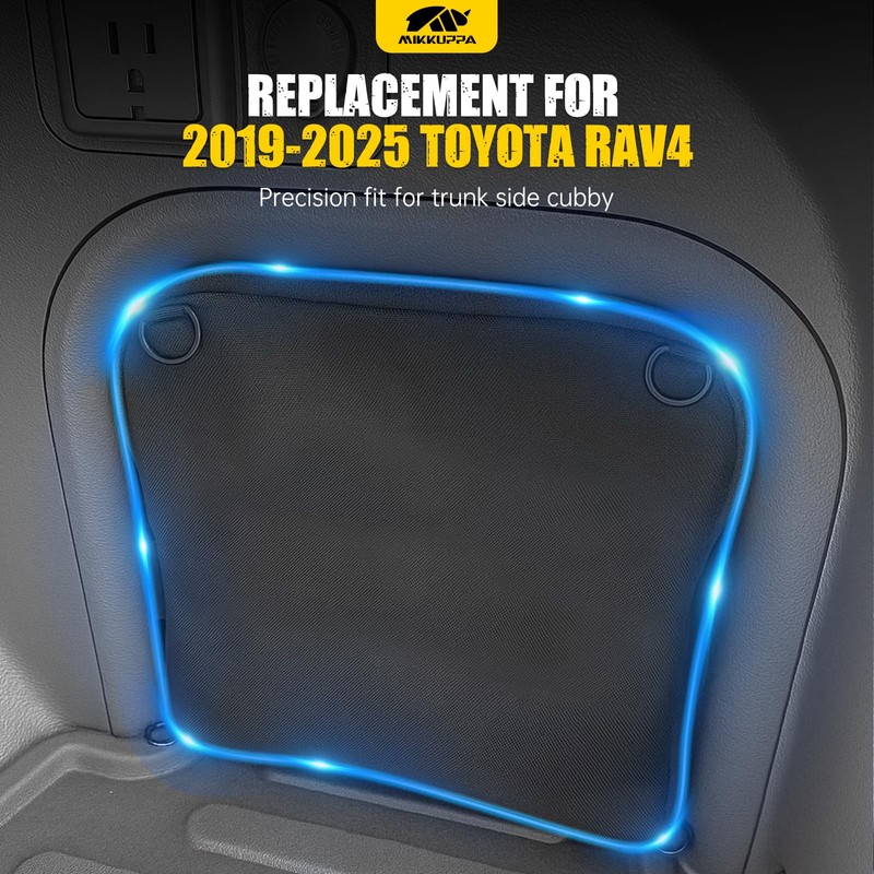 MIKKUPPA Car Trunk Organizer Pocket - Replacement for 2019-2025 Toyota