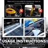 94PCS 5Ft Vacuum Hose Automotive Set,6 Sizes 3/8",5/16",1/4",3/16",5/32",1/8" Silicone Vacuum