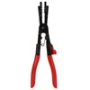 Hose Clamp Plier Metal Textured Jaws Short Handle Extended Elbow