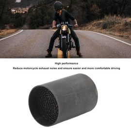 Motorcycle Exhaust Pipe Catalytic Converter, Stainless Steel, Front Middle Exhaust Muffler Catalytic Converter, Universal for Motorcycle (35 x 50 mm)