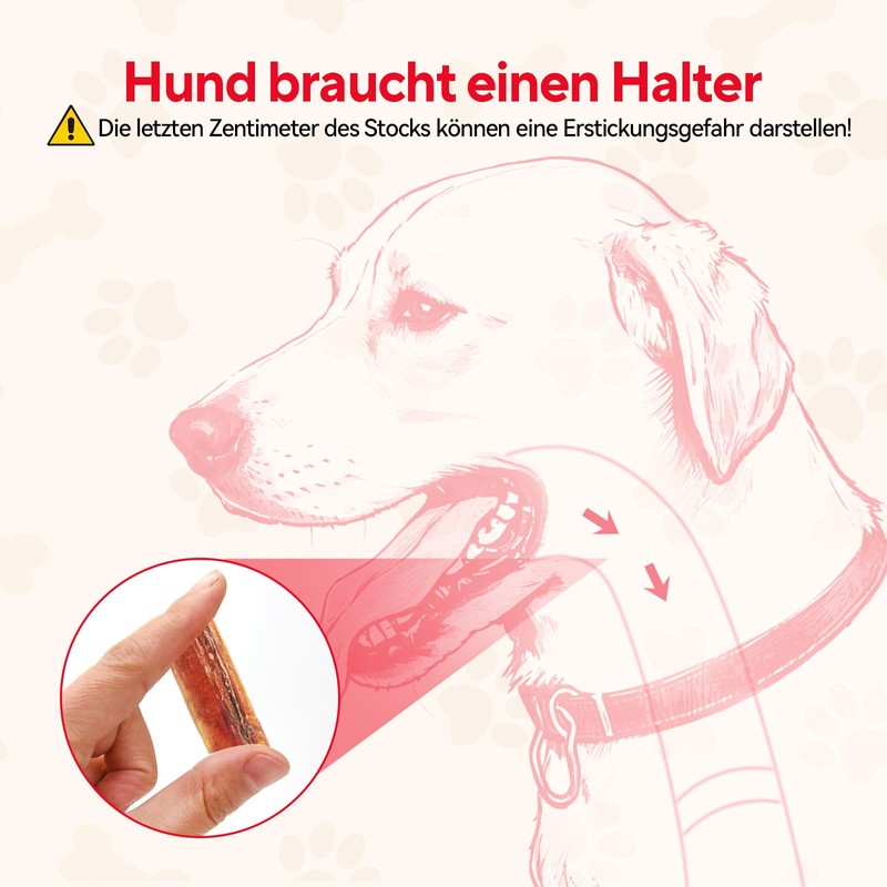 LIFLIX Bully Stick Holder, 2-in-1 Feeding Toy Dogs, Adjustable Bully