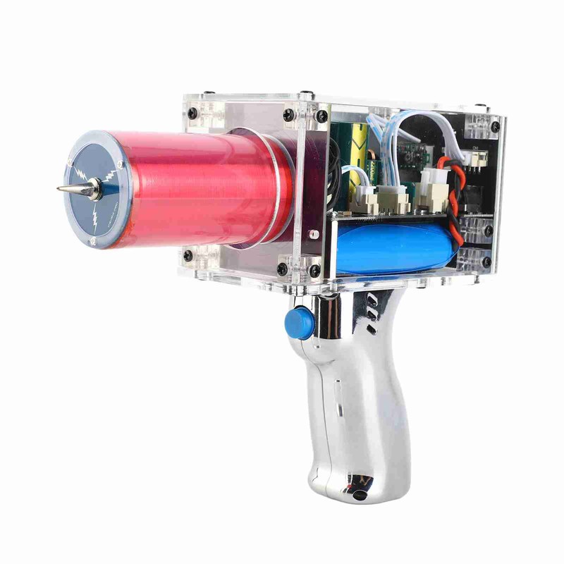 Arc Coil Handheld Portable Beautiful Artificial Lightning Generator 13cm Adjustable