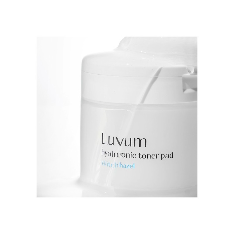Rubium Lobium Witch Hazel Hyaluronic Acid Moisturizing Toner Pads 60