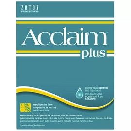 ZOTOS ACCLAIM PLUS EXTRA BODY HAIR PERM NORMAL FINT TINTED MEDIUM