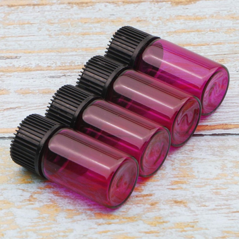 Kesell 20pcs Mini Essential Oil Bottles Empty Sample Bottle, 3ml