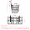 MaraFansie Basket with Hook, Grid Storage Basket, Over the Cabinet