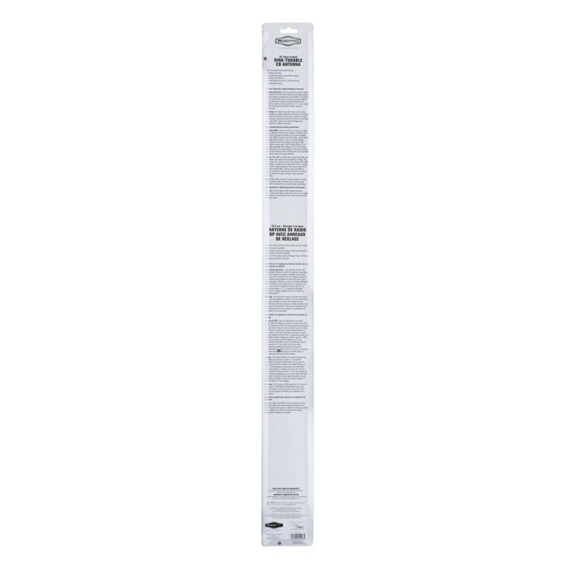 RoadPro RP-550 30 Inch Ring Tunable Stainless Steel CB Antenna