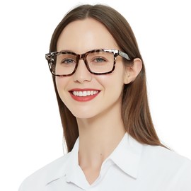 WEMOOTANTS Womens Reading Glasses Durable Spring Hinge Readers for Women 1.00 1.25 1.50 1.75 2.00 2.25 2.50 2.75 3.00 3.50 4.00 5.00 6.00 (Grey Tortoise 2.5)