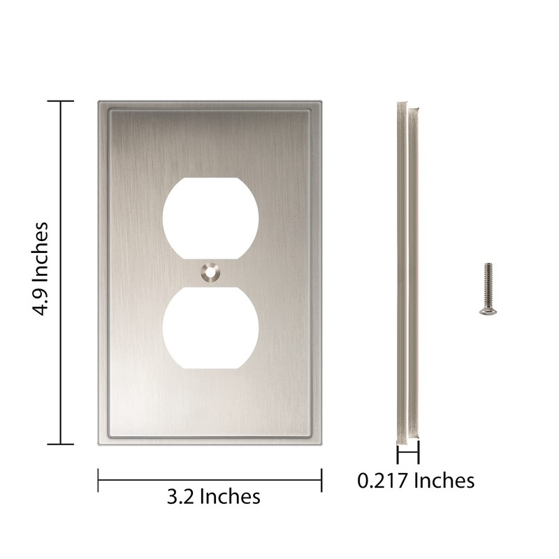 Henne Bery Soft Modern Decorative Wall Plate Switch Plate Outlet