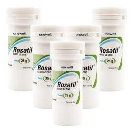 5 Pcs Crema Pasta Oxido De Zinc Anti-acné Manchas Rosatil