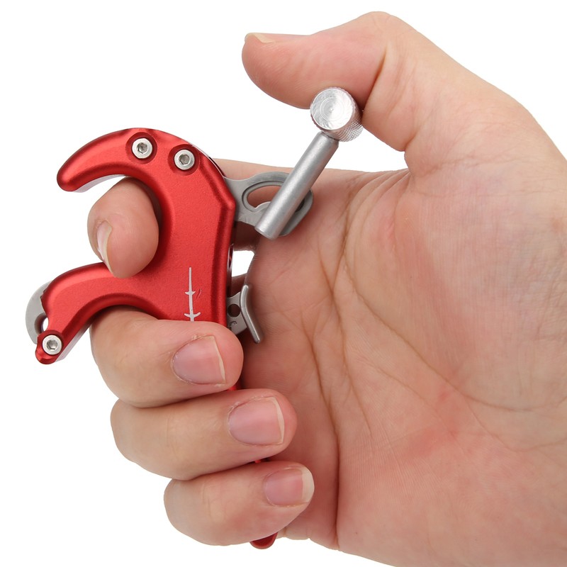 Metal Release Aids Four Fingers Grip Thumb Caliper Trigger Compound
