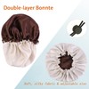 Satin Bonnet Silk Bonnet for Curly Hair Bonnet Braid Bonnet