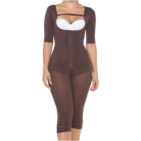MARIAE FAJAS FQ114 Knee Length Post Surgery Compression Shapewear with