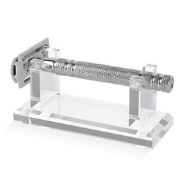 Linkidea Desktop Men's Shaver Holder, Acrylic Shaver Holder Stable for Storage, Compatible with Viking Blade Chief, MK-23C, Shaving Revolution