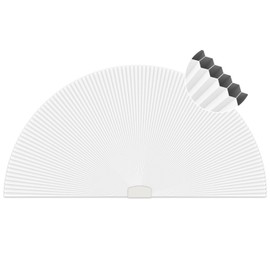 QUSTIOS Cellular Shade Cordless 1 Pcs 36’’ x 72’’ Arch Window Shade Blackout Half Circle Window Shade No Drill Honeycomb Blinds for Bedroom Kitchen Study Living Room Windows