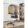 Whitmor Commercial Garment Z-Rack - Silver / Black