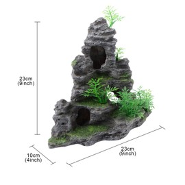 Saim Mountain View Aquarium Ornament Fish Tank Decoration