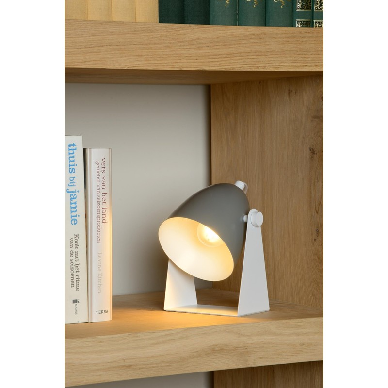 LUCIDE CHAGO Table Lamp 1 x E14 Grey