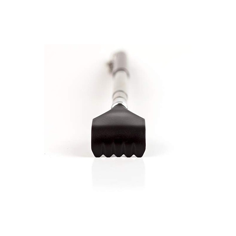 Lewanda Premium: Extendable Telescopic Back Scratcher (Stainless Steel | Red