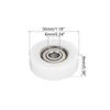 PATIKIL Nylon Pulley Wheel 8x36x10mm, 8 Pack 608zz Bearing Sliding