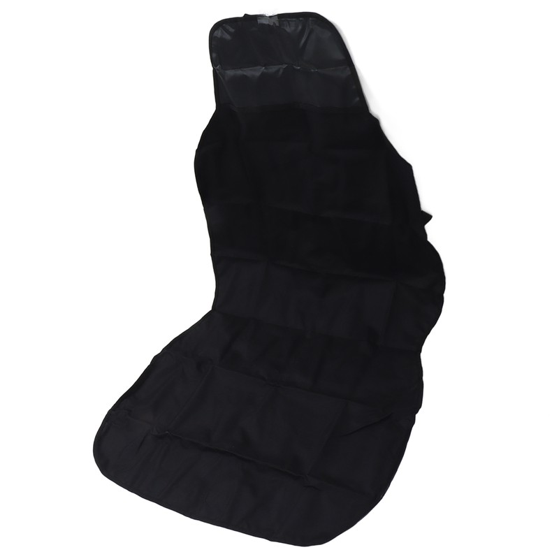 Black Foldable Pets Front Seat Dog Cover with Buckle Waterproof