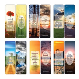 Creanoso Positive Affirmations Cards Series 3 (12-Pack) - Stocking Stuffers Premium Quality Gift Ideas for Children, Teens, & Adults - Corporate Giveaways & Party Favors