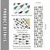 MUNILAIL 6 PCS Christmas Table Runner Plastic 14 x 108