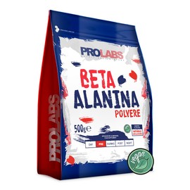 PROLABS BETA-ALANINA POLVERE – Beta Alanina Pura 100% | Resistenza Muscolare e Performance | Pre Workout | Alta Qualità e Purezza | Vegan | 500 g