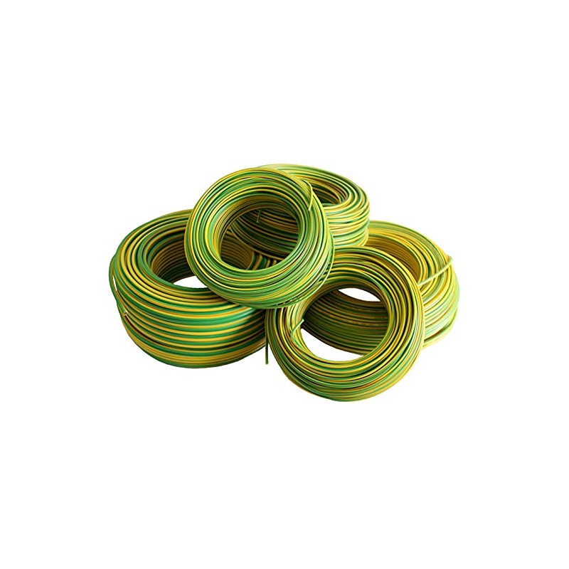 Wire cable, wiring cable, grounding cable, single wire, flexible, PVC