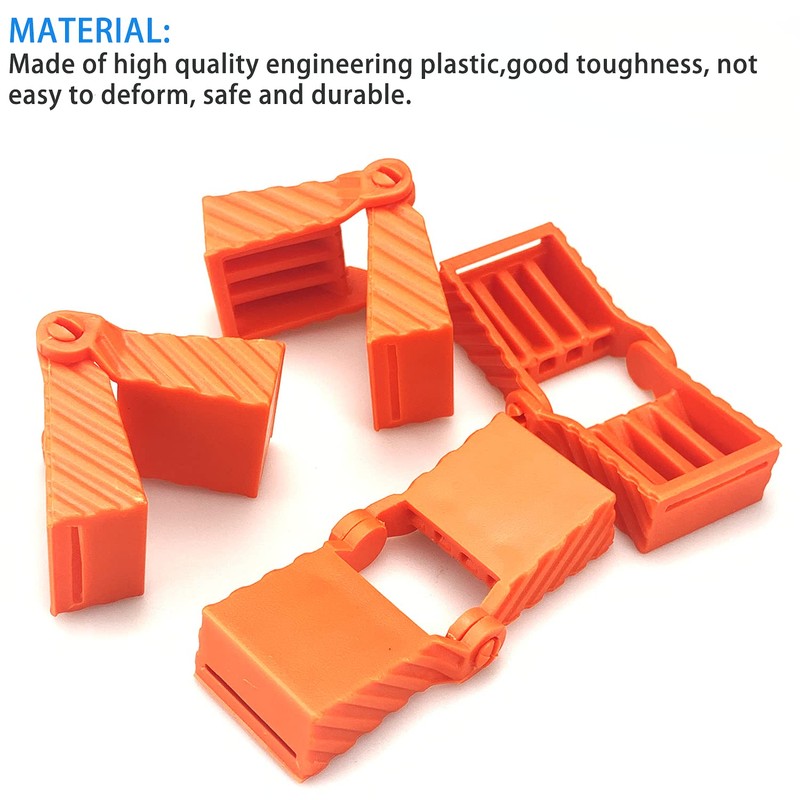 Pack of 4 Tie Belt Clamp, Quick Clamp, Corner Strap,