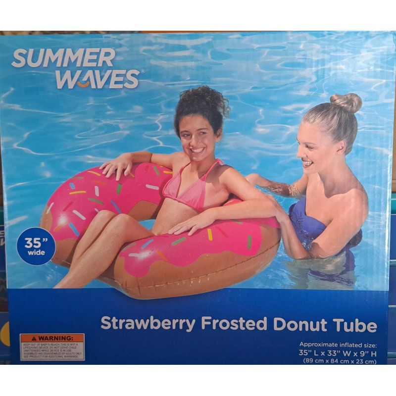 Summer Waves Burger Ball Vanilla Ice Cream Frosted Donut Rainbow