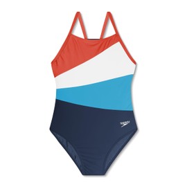 Speedo Girl's Swimsuit One Piece Thin Straps