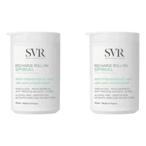 Svr Pack 2 Piezas Recharge Spirial Desodorante Roll On 50ml