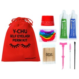 Y-Chu Season 3 No-Glue Self Eyelash Perm Kit 3-dose full set, mixed colors, 1 set / 와이츄 시즌3 노글루 셀프 속눈썹펌 키트 3회분 풀세트, 혼합색상, 1세트