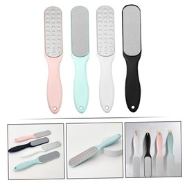 WOONEKY 4pcs Double Sided Foot File Callus Removers for Dead Skin Care Slip Grip Reusable Tools for Men Women and Elderly Foot Care