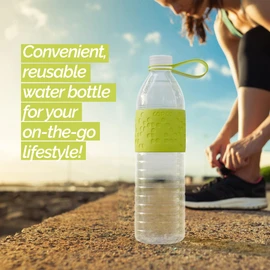 Copco Hydra 20 oz Tritan Water Bottle with Spill Resistant Lid & Non-Slip Sleeve - BPA-Free, Dishwasher Safe, Fits in Cup Holders, Great for Gym, Travel, Office - Durable & Lightweight (Green)