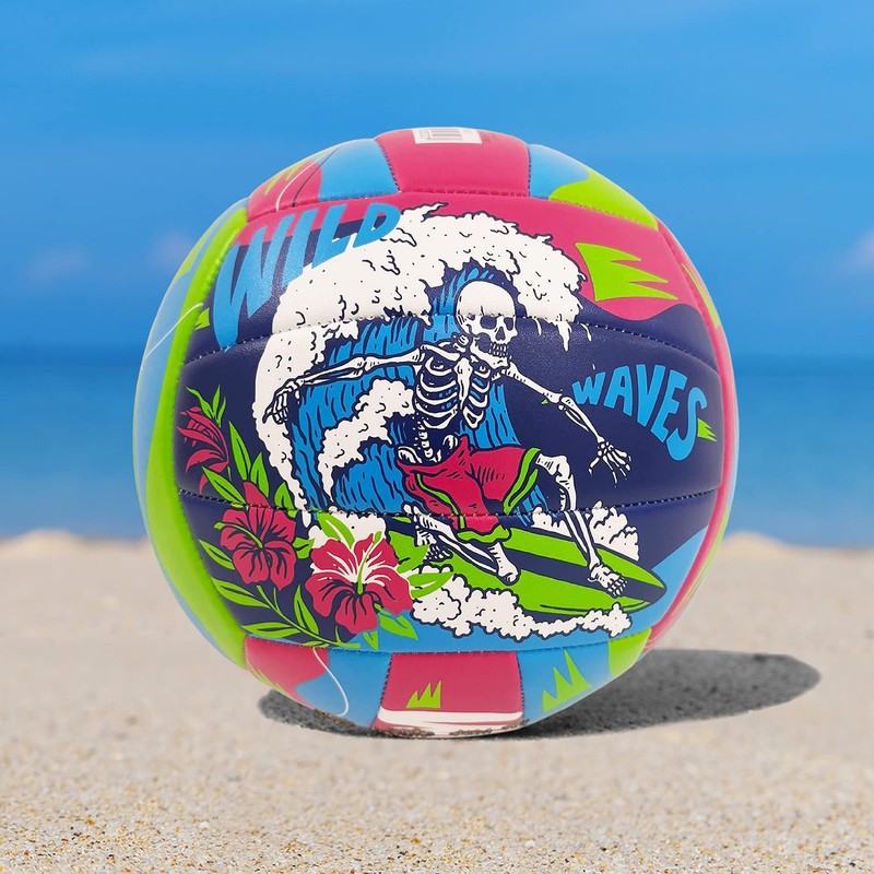 Mondo Toys 23032 Wild Waves Volleyball - Size 5 Indoor,